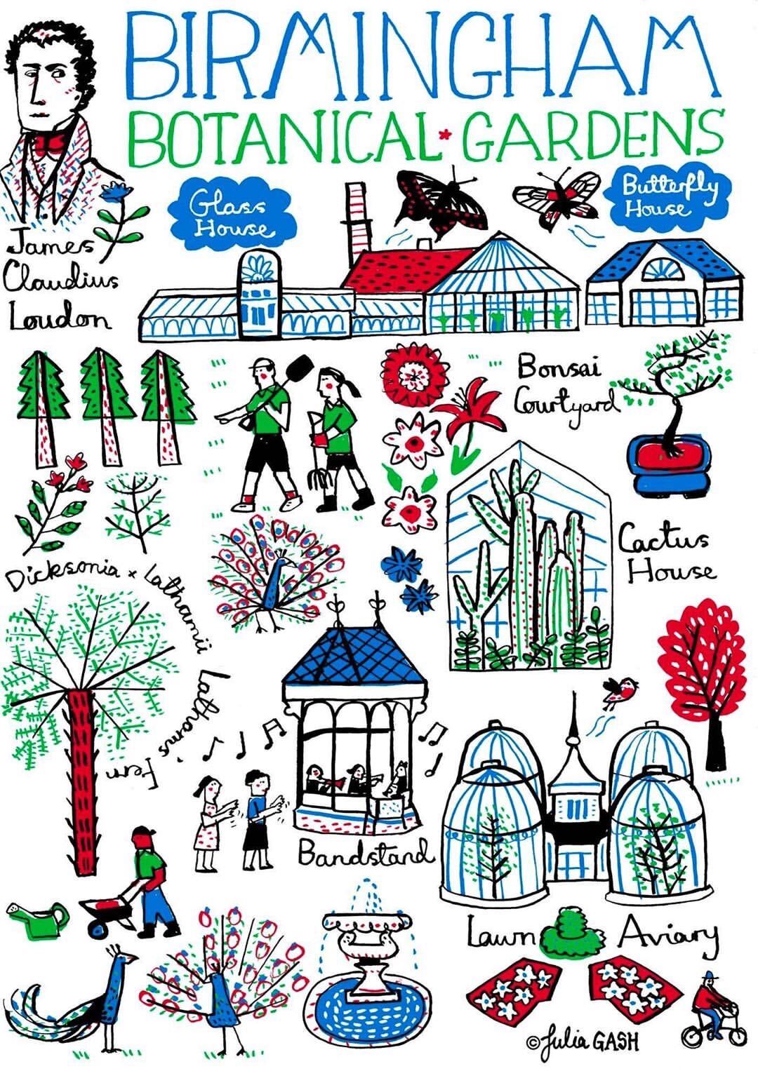 Julia Gash's creative collaboration with Birmingham Botanical Gardens